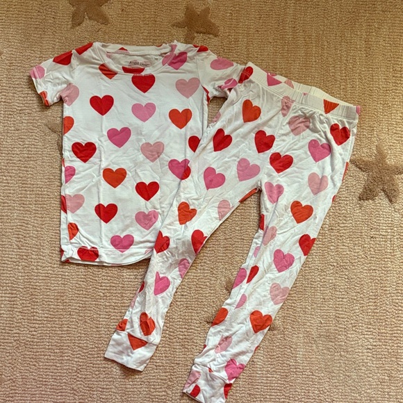 Angel Dear Other - Angel Dear Red and Pink Heart Pajama Set. Valentines Day.